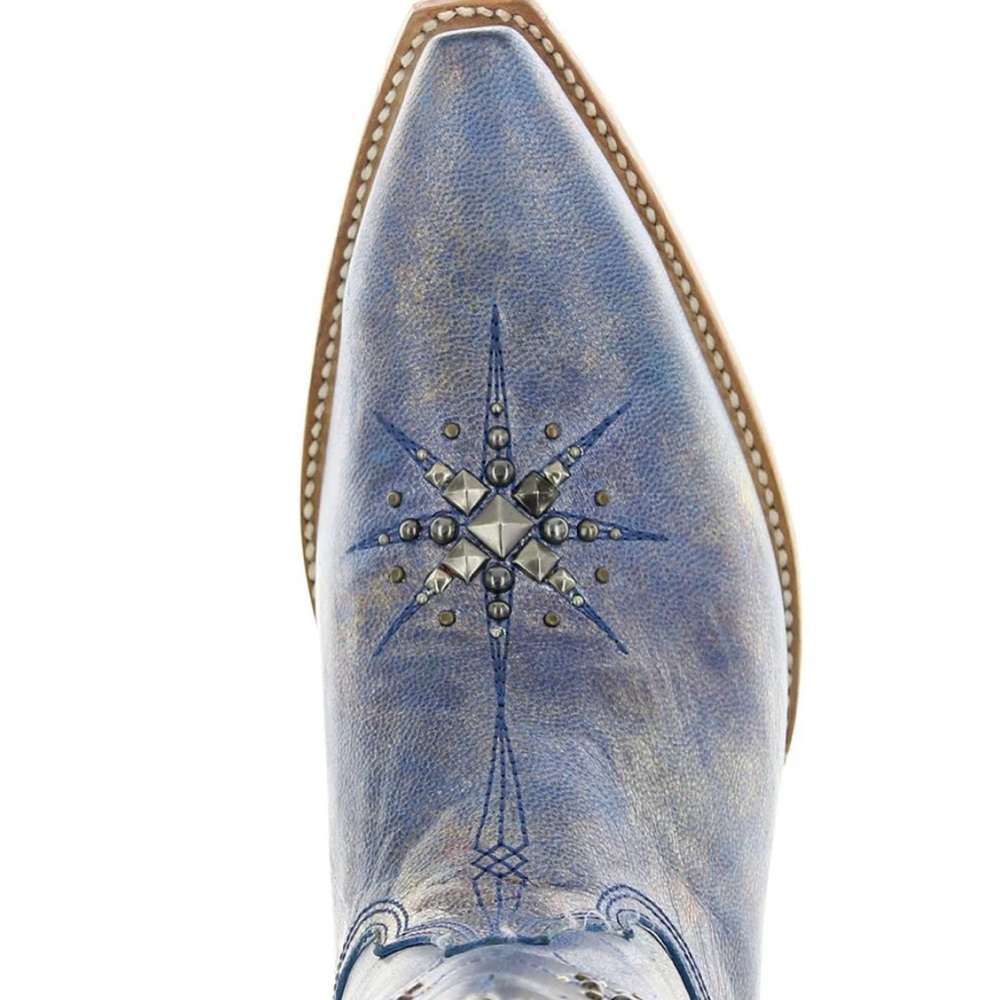 OLD GRINGO STELLETTA TALL BOOTS EMBELLISHEDS STARS SNIP TOE 7.5 NIB - Picture 5 of 11